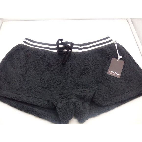 $48.00 P. J. Salvage Cozy Items Sherpa Fleece Lounge Shorts, Charcoal, M (RPBOS) - Picture 1 of 6